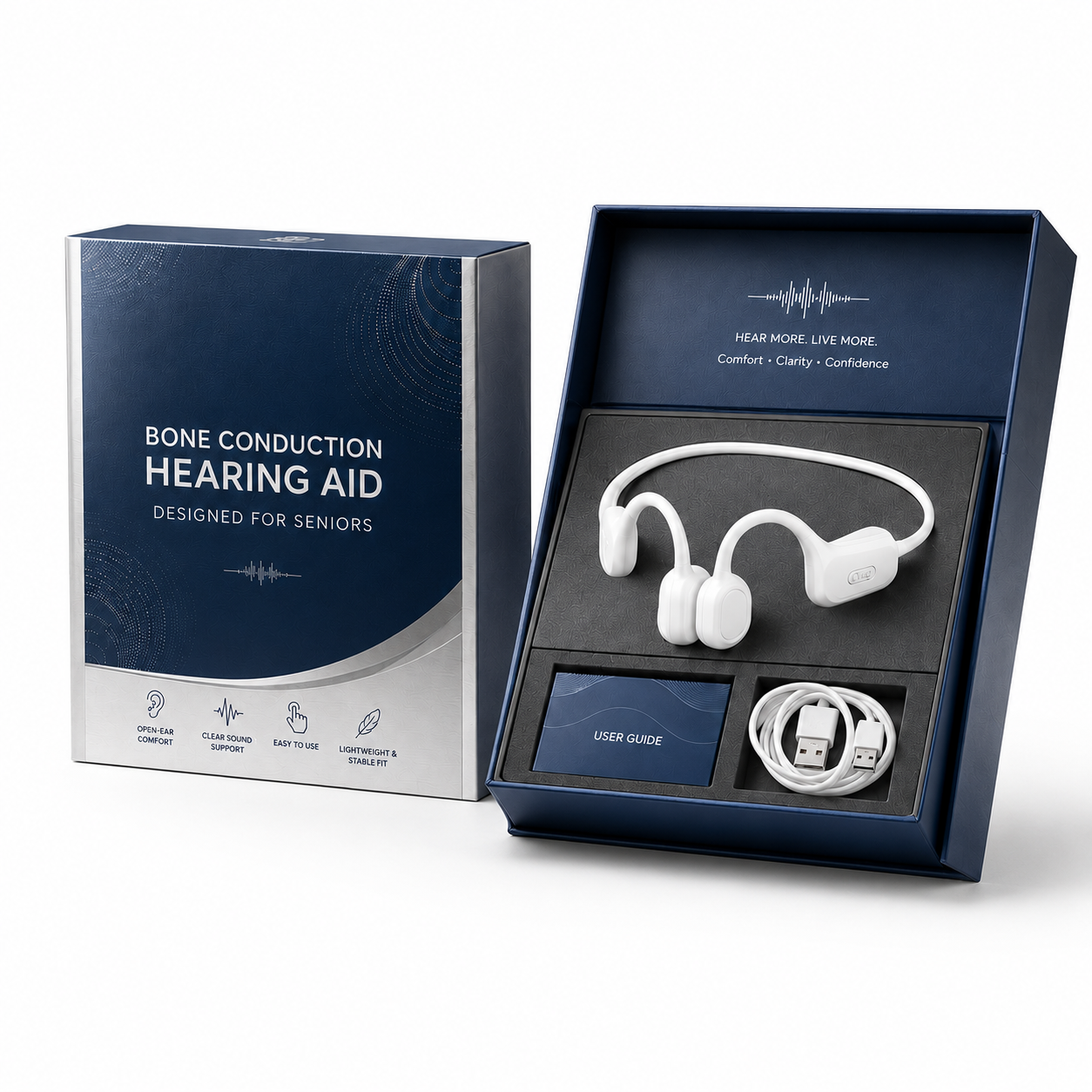 ⚡ 50K+ SOLD! Almost Gone-🔥Still Struggling to Hear Clearly? Brand-new Bone Conduction Smart Hearing Headphones