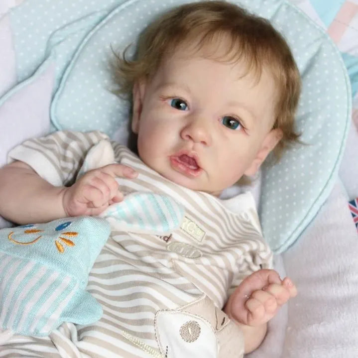 12"&16"inch ultra-soft, all-silicone realistic baby doll, soft newborn doll, boy or girl, with heartbeat and breathing, and various realistic body parts
