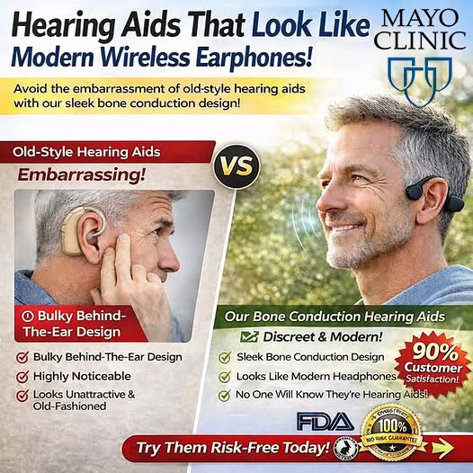 ⚡ 50K+ SOLD! Almost Gone-🔥Still Struggling to Hear Clearly? Brand-new Bone Conduction Smart Hearing Headphones