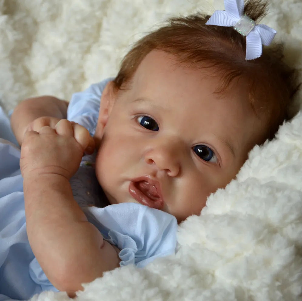 12"&16"inch ultra-soft, all-silicone realistic baby doll, soft newborn doll, boy or girl, with heartbeat and breathing, and various realistic body parts