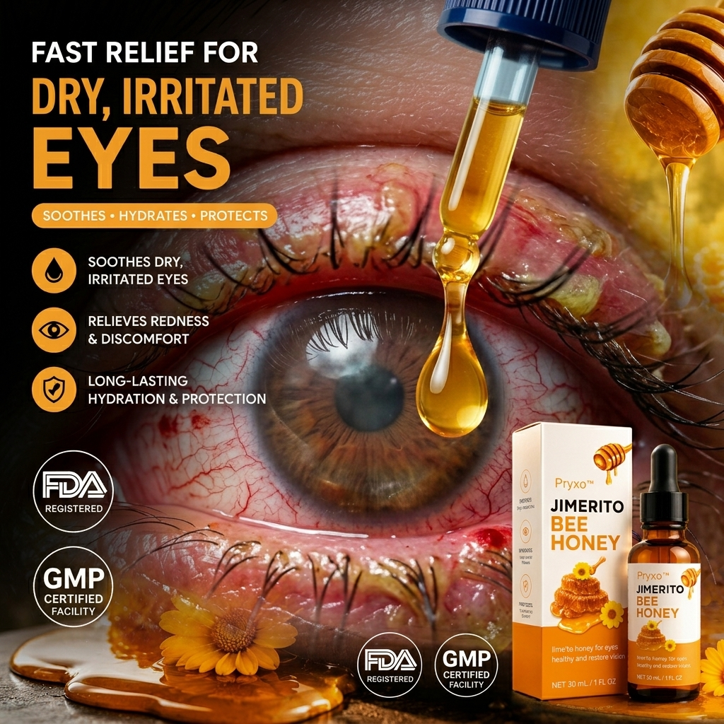 Pryxo™VisionHoney Relief Eye Drops