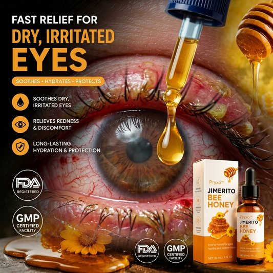 Pryxo™VisionHoney Relief Eye Drops