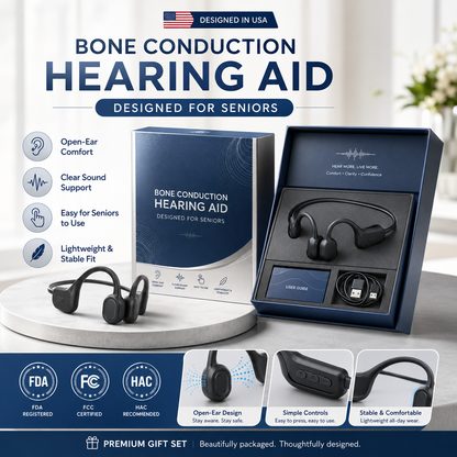 ⚡ 50K+ SOLD! Almost Gone-🔥Still Struggling to Hear Clearly? Brand-new Bone Conduction Smart Hearing Headphones